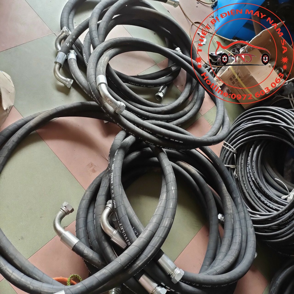 Dây dẫn tuy ô thủy lực 2 bố lõi thép dẫn dầu,dẫn nước áp lực cao cuộn 10 mét