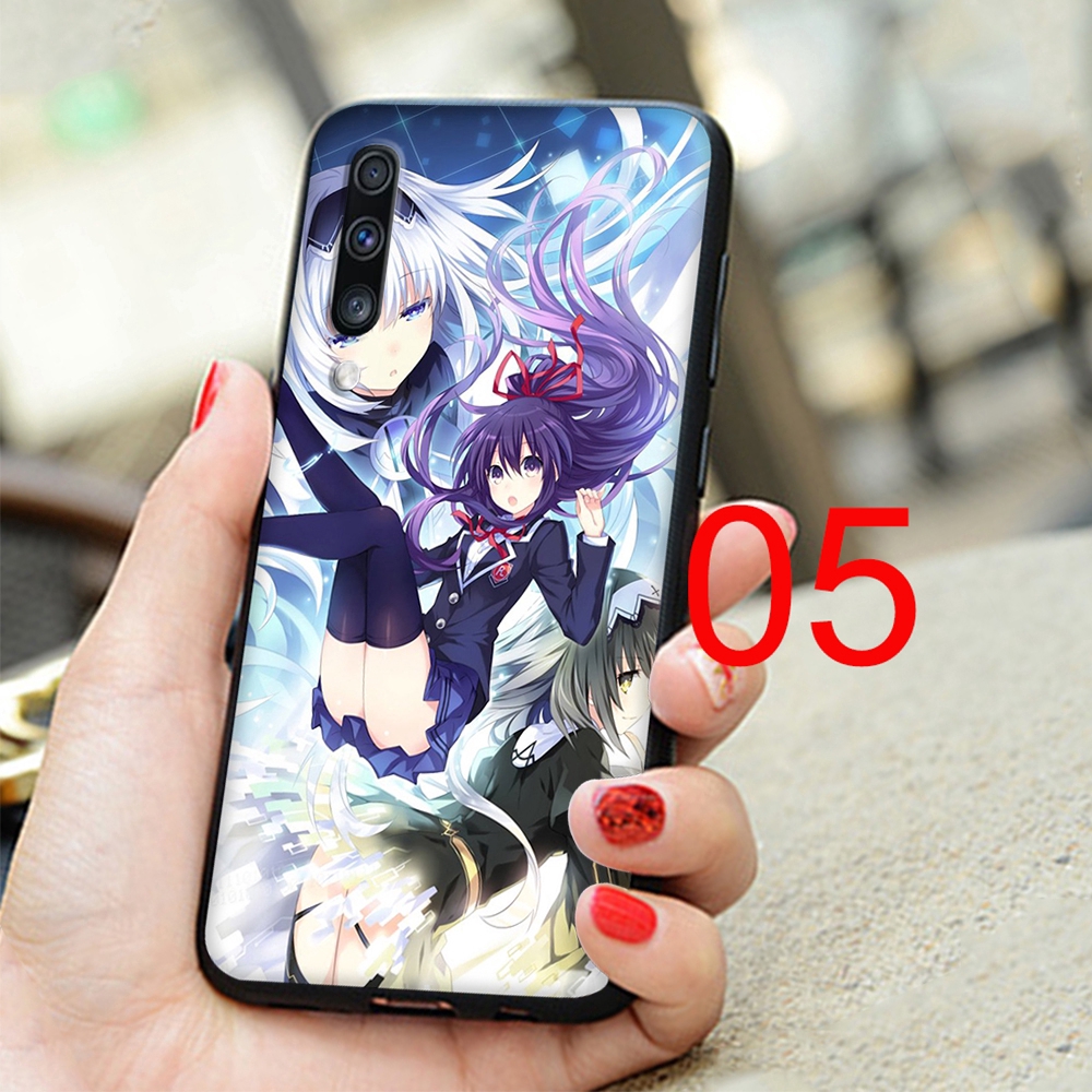 Ốp điện thoại silicone mềm in hình anime Date a live cho Realme X Lite 3 5 Pro 5i XT X2 X50