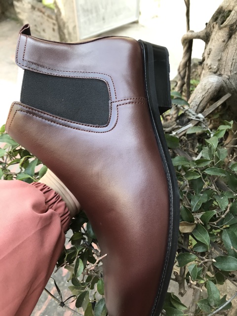 Giày Chelsea Boot - Da Bò Nguyên Tấm 100% - Đế Cao Su - Bảo Hành 12 Tháng | BigBuy360 - bigbuy360.vn