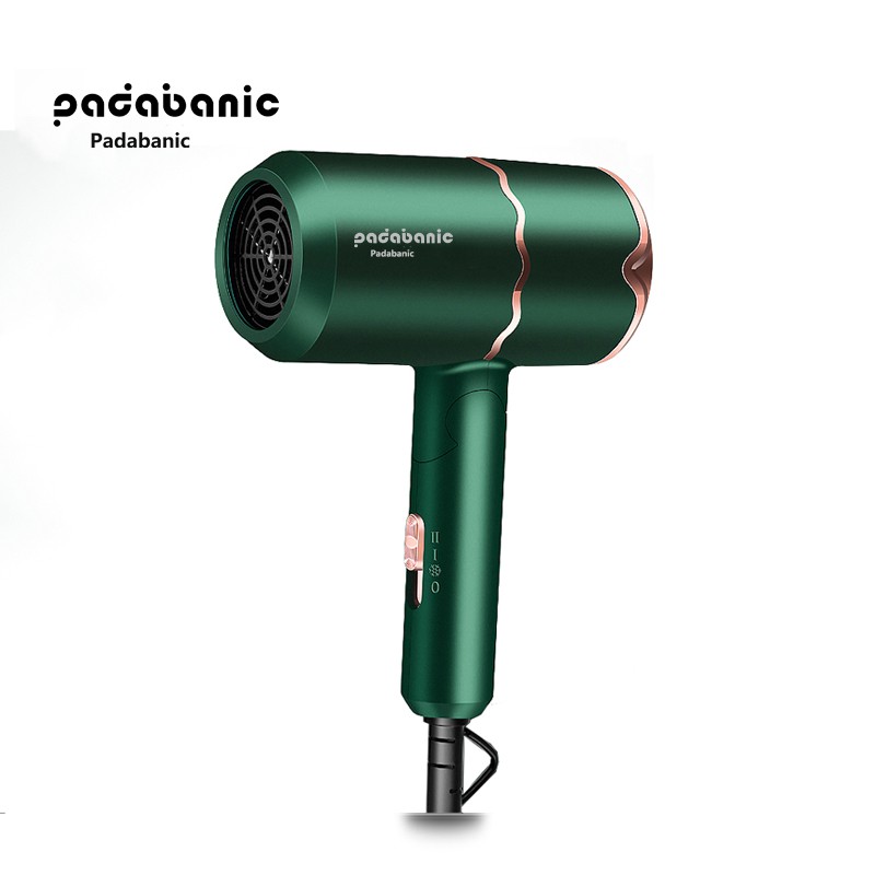 Padabanic ✅Máy sấy tóc W2900 phát sáng xanh 3 Cấp Độ Công suất w2600 cam kết máy chạy bền Bảo Hành