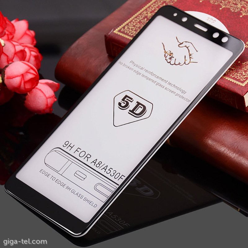 Cường lực Samsung A8 2018 (Full viền đen)