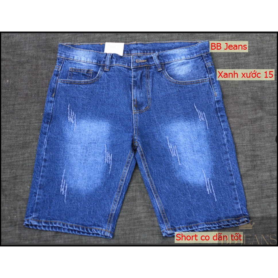 Quần Jean nam ngắn - quần short nam cao cấp AH01
