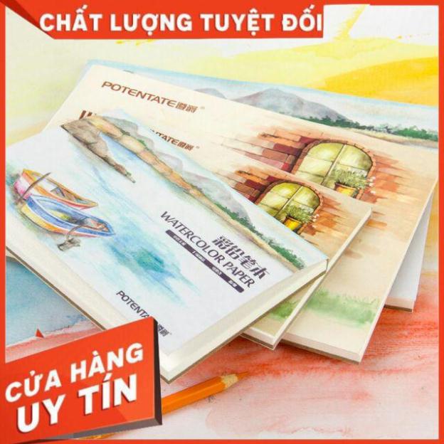 Sổ vẽ màu nước 300g potentate a5, a6 / giấy vẽ chất lượng cao (bìa xe đạp)