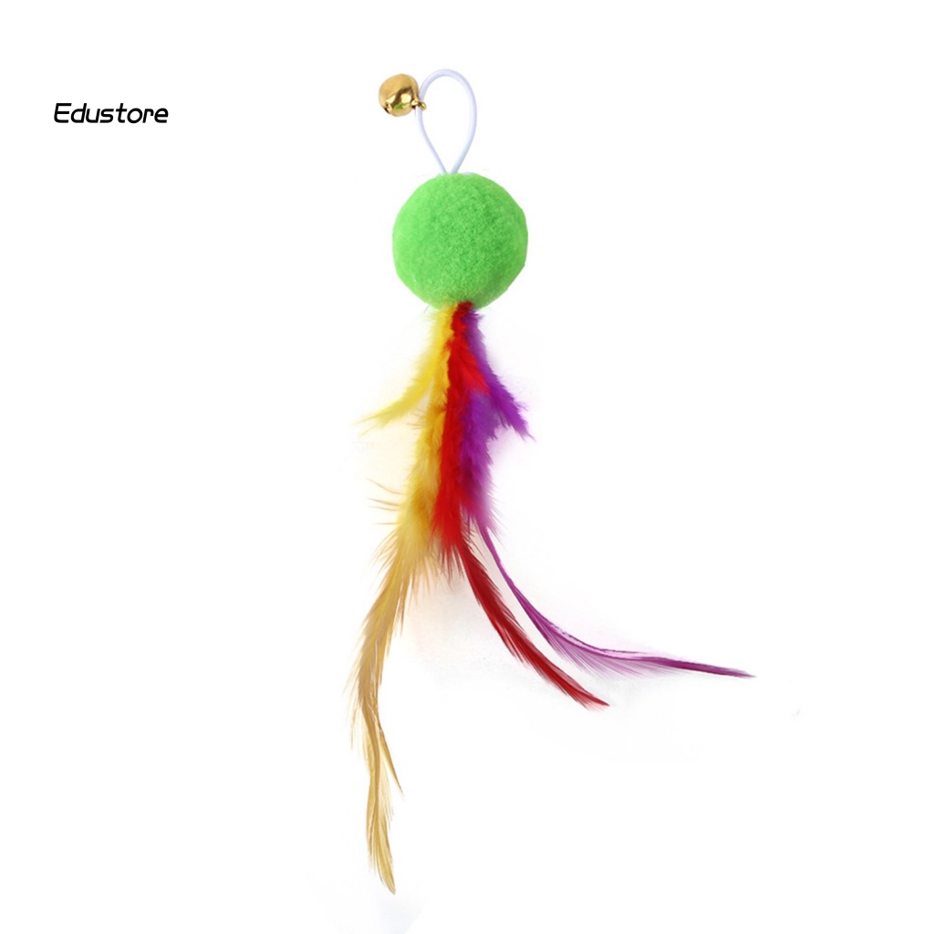 Đồ Chơi Cần Câu Gắn Lông Vũ Thay Thế Cho Mèo Cưng