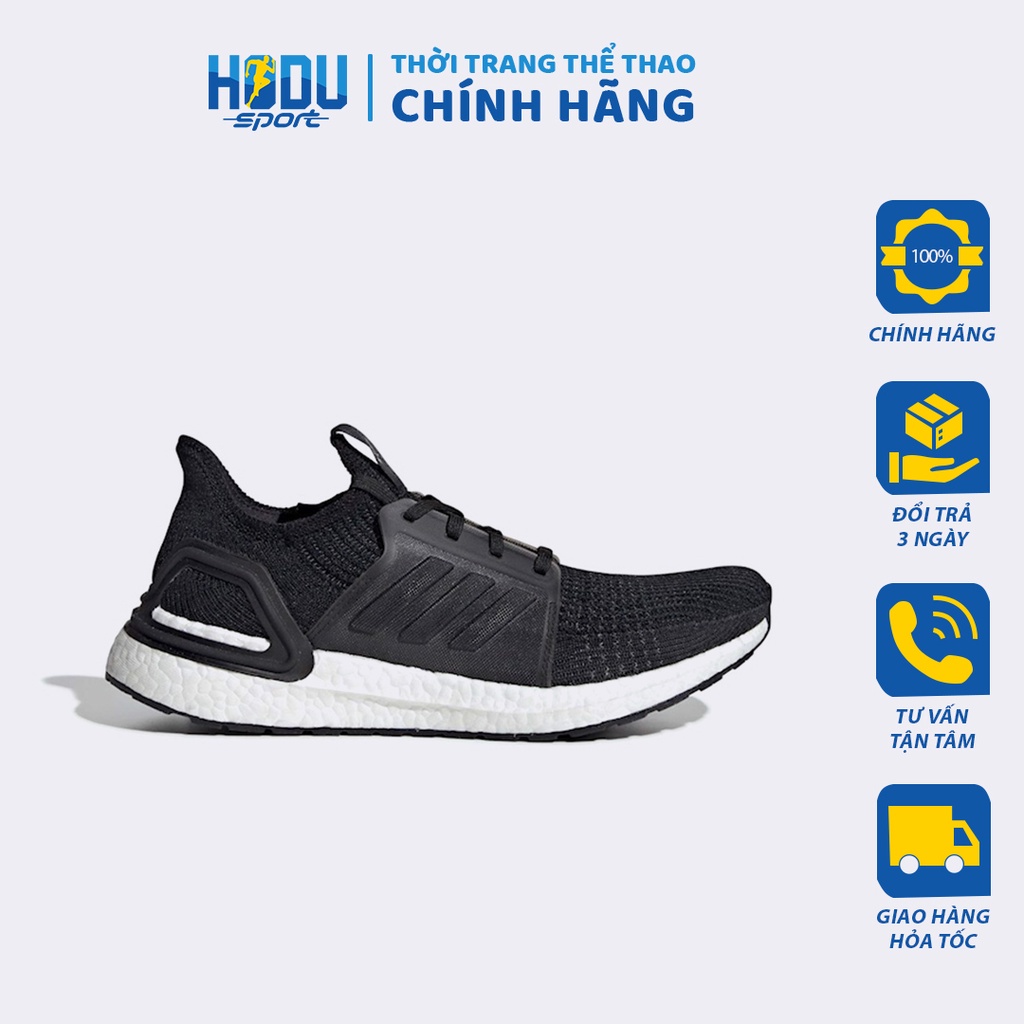 Giày chạy bộ chính hãng ULTRABOOST 19 G54009 - Giày thể thao màu đen - HODU Sport