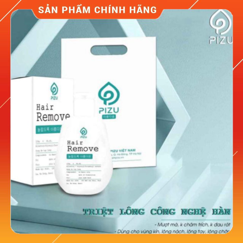 [HÀNG CHÍNH HÃNG]  Kem Triệt Lông Pizu Hair Removal Hàng Cao Cấp Chính Hãng