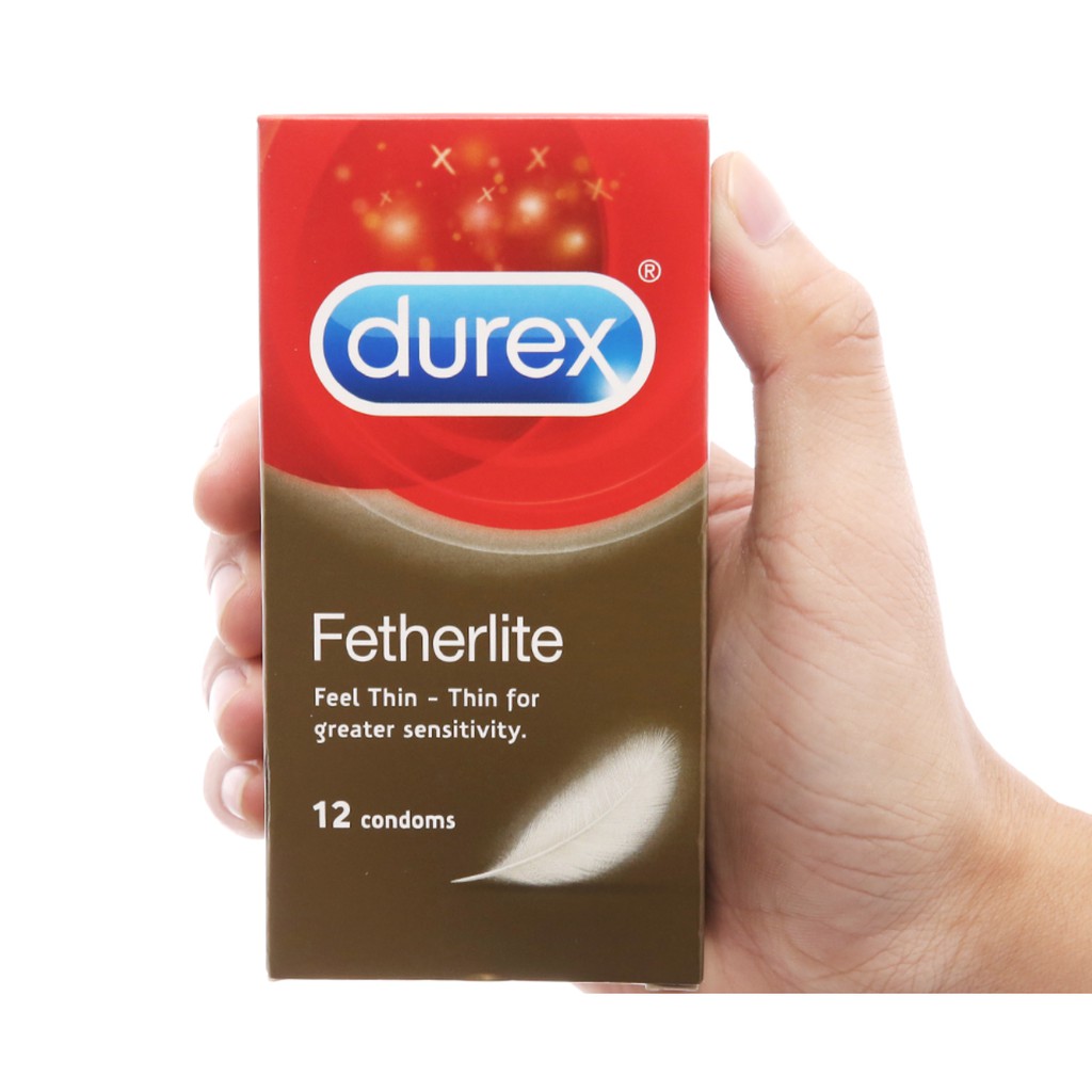 BAO CAO SU SIÊU MỎNG DUREX FETHERLITE ULTRA THIN FEEL CONDOMS EXTRA SENSITIVE 12 PACK