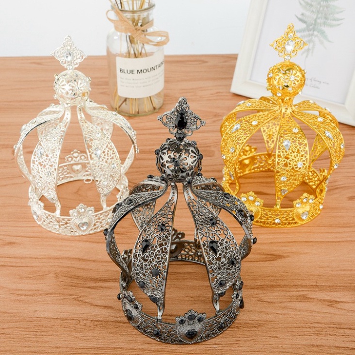 phụ kiện trang trí bánh [FREESHIP] vương miện hoàng giá cực đẹp