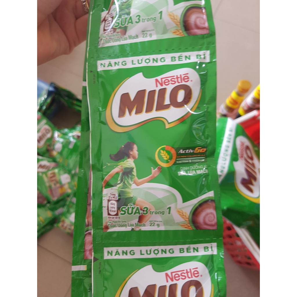 Sữa Bột Milo Dây 10 gói 220gr