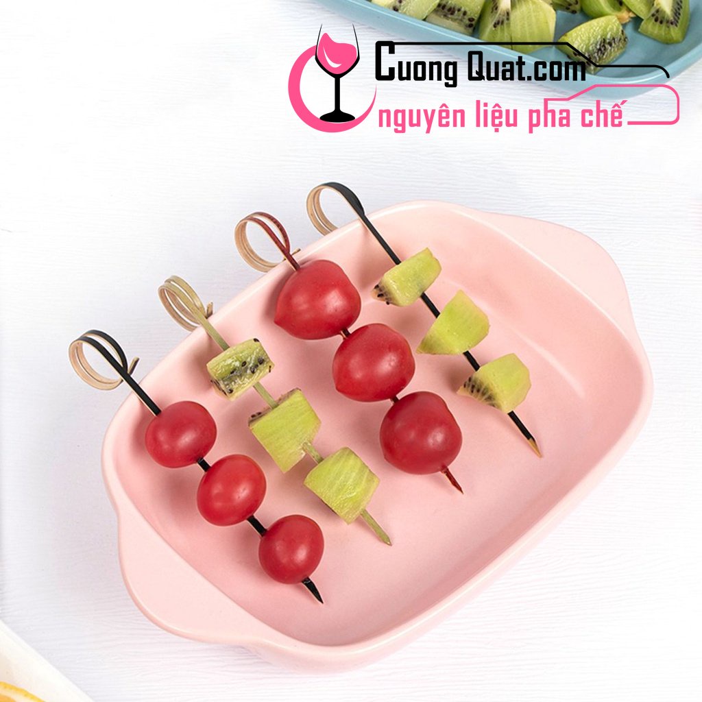 100 Cây Tăm Tre Xiên Trái Cây Trang Trí Nhiều Mẫu Mã Đẹp lạ