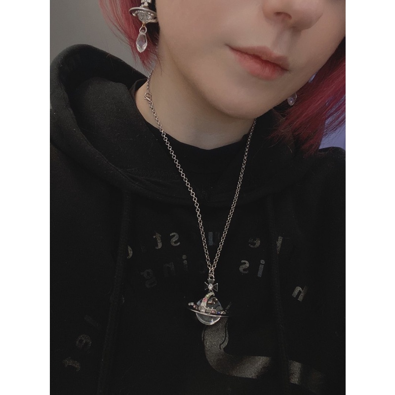 Vòng cổ Dáng Dài Đính Đá Pha Lê Hóa Trang Nhân Vật Hoạt Hình Honjo Ren NANA