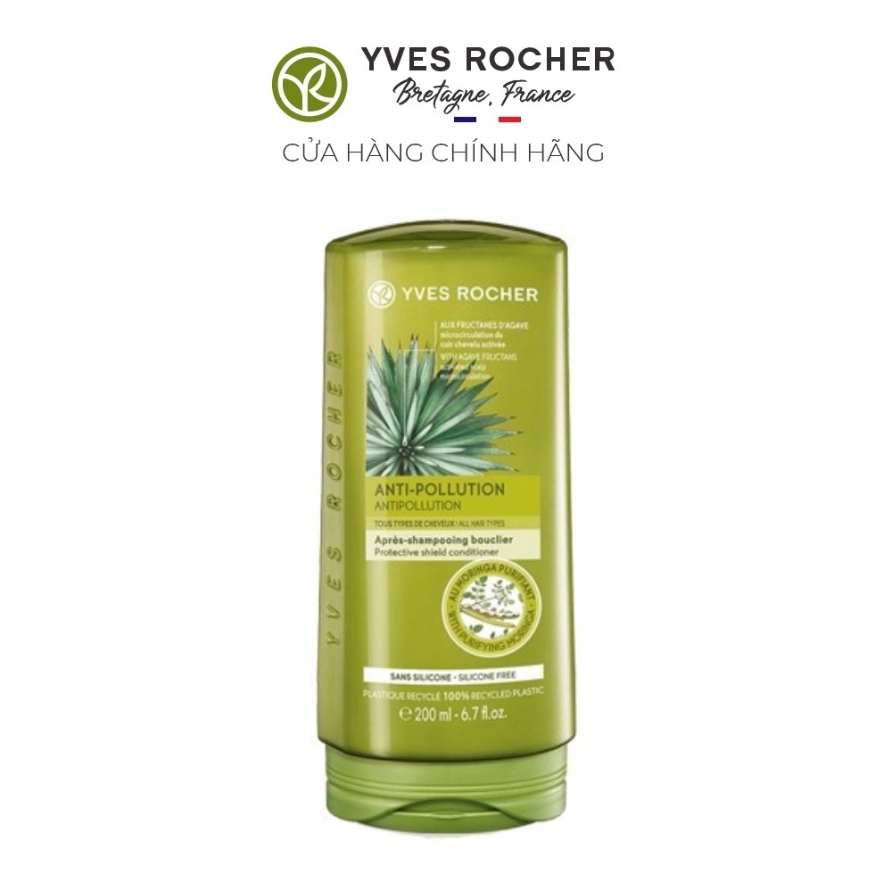 Dầu Xả Chăm Sóc Tóc Thanh Lọc Yves Rocher Anti-Pollution Protective Shield Conditioner 200ml