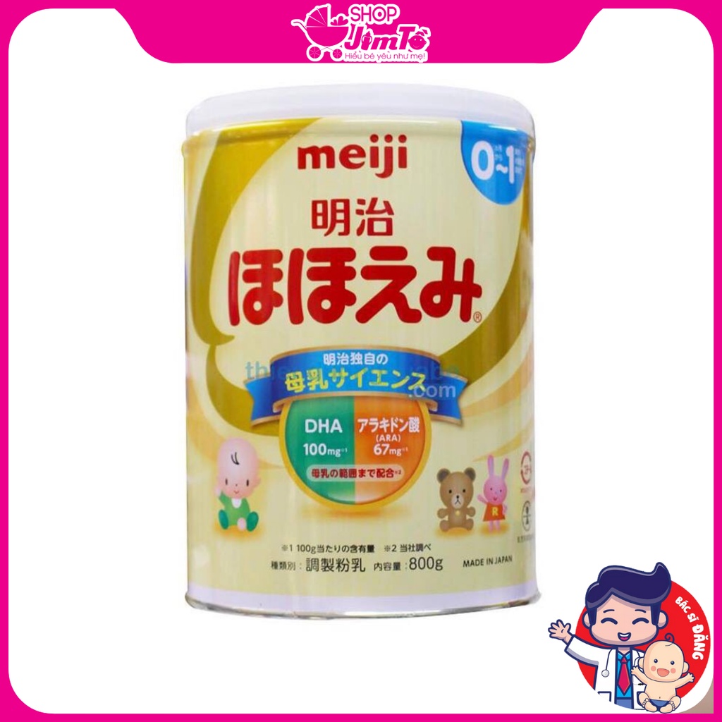 Sữa Meiji Nội Địa Bổ Sung Vitamin Và Khoáng Chất Thiết Yếu Cho Bé Phát Triển Toàn Diện Hộp 800g