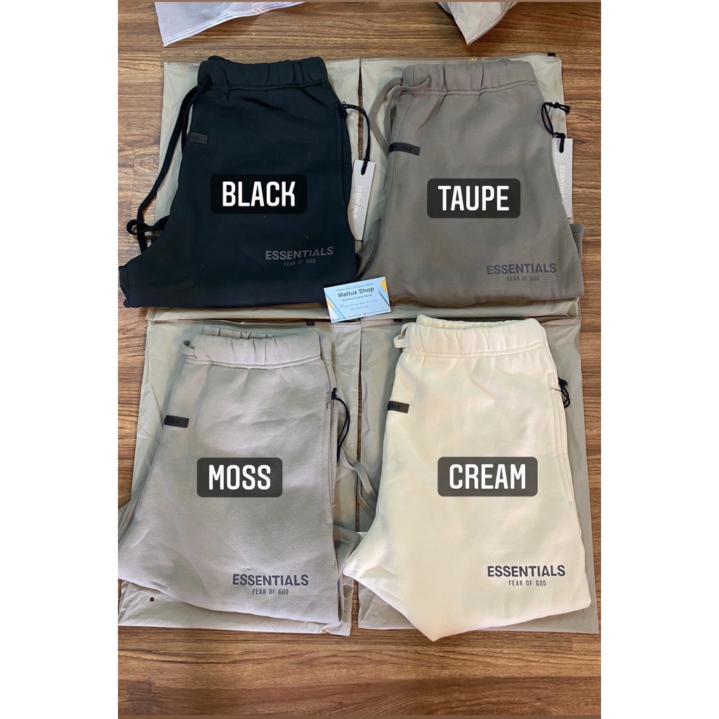 Quần đùi FEAR OF GOD FOG ESSENTIALS Short SS21 chất liệu cotton nỉ bông cao cấp form rộng oversize