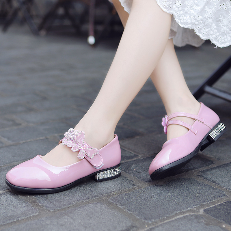 New Korean women's shoes spring and autumn pearls bow baby white shoe princess