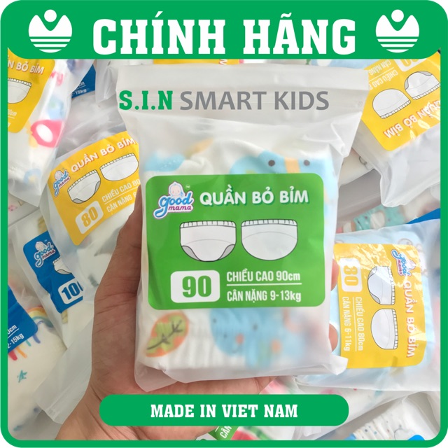 Combo 3 quần bỏ bỉm Goodmama dành cho bé 4kg đến 17kg