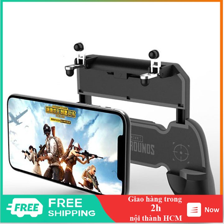 Tay cầm chơi game w11 hỗ trợ game liên quân, pubg, free fire controller đa năng cao cấp - EL0186