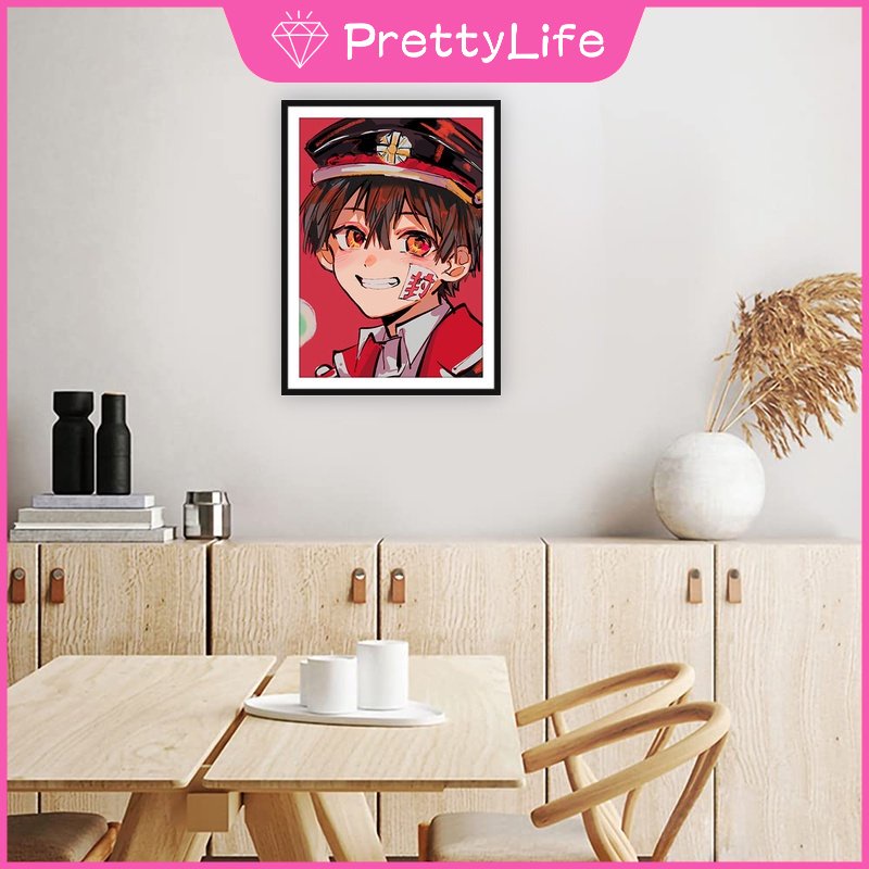 Bộ Tranh Đính Đá 5D Tự Làm Hình Nhân Vật Hanako-kun 30x40cm