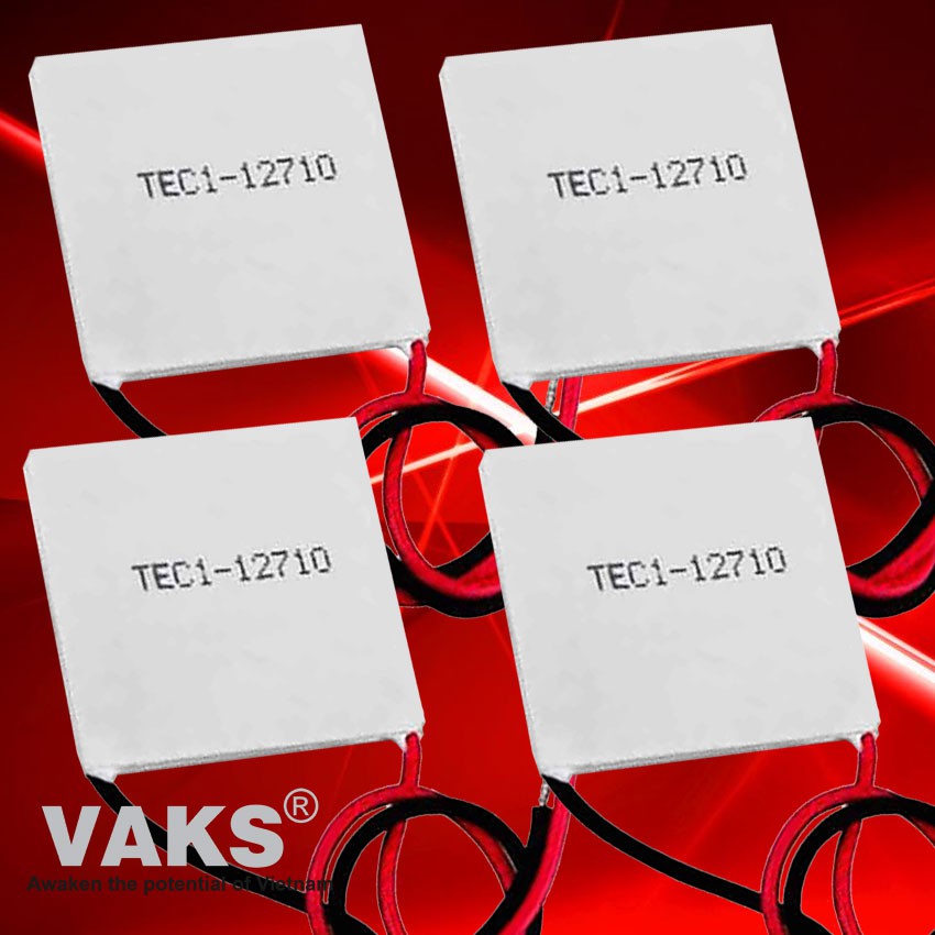 1 Tấm Sò Nóng Lạnh Bán Dẫn VAKS TEC1-12710, 100W.