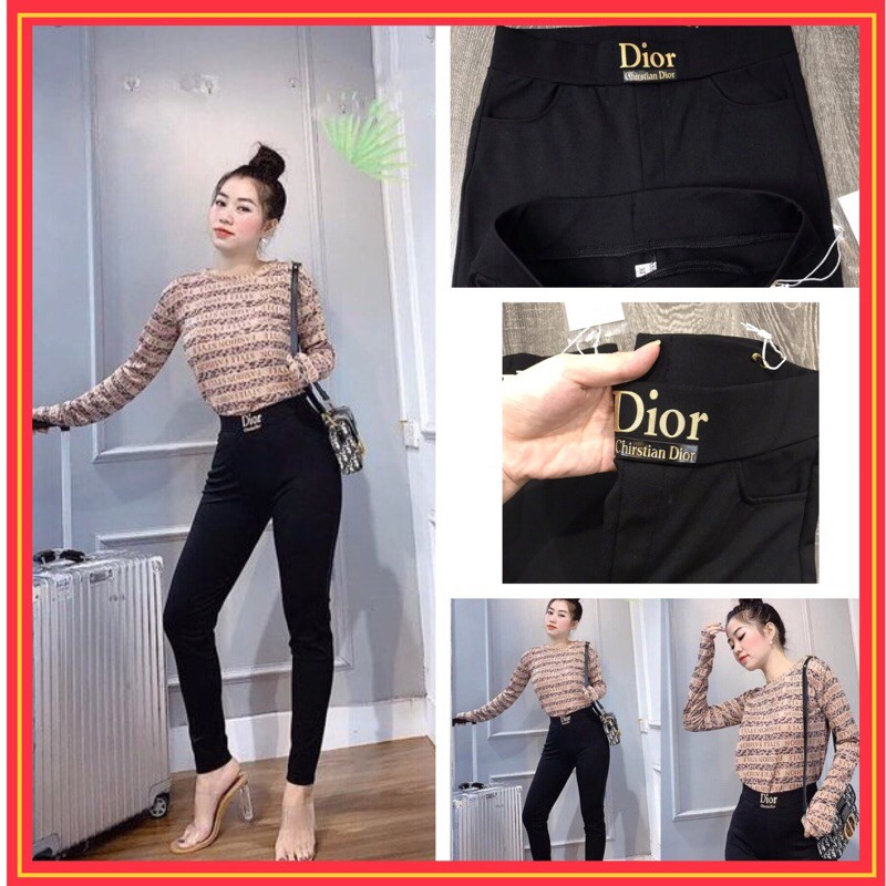 Quần Leging Cạp Cao Hack Dáng , Chất Umi Hàn Sịn Xò , Kèm Ảnh Thật !