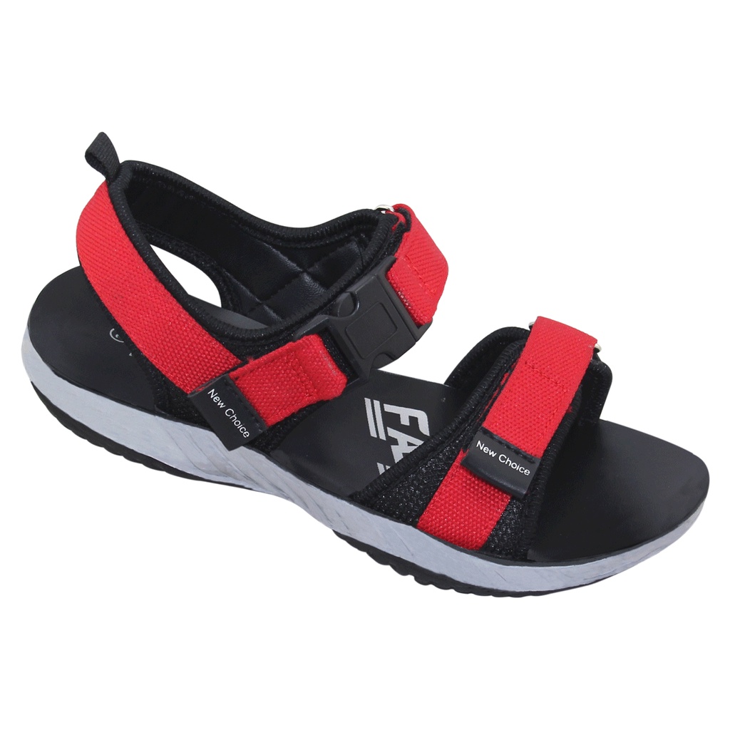 Sandal đế bằng bé trai Bita's SEN.56 (Đỏ + Navy + Xám)