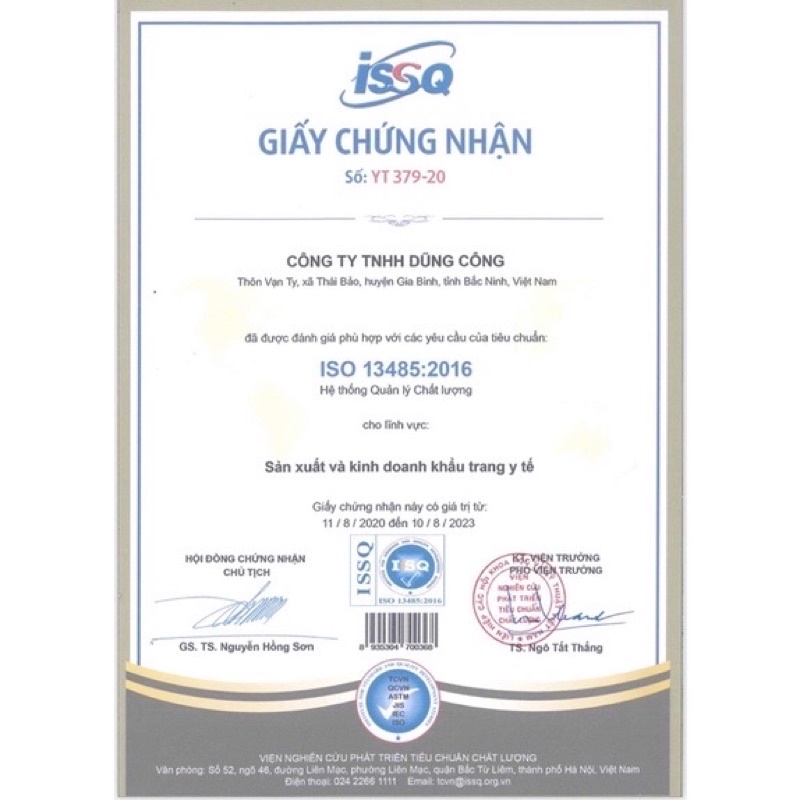 KHẨU TRANG 4D KHÁNG KHUẨN DC MASK CAO CẤP (HÀNG CTY)