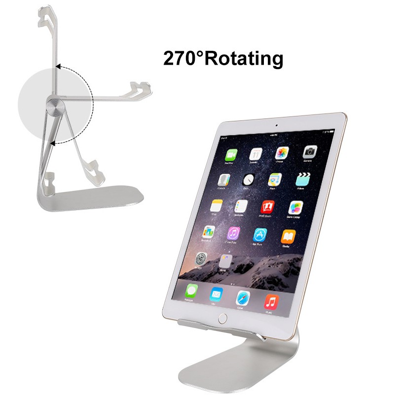 Stand/Giá Đỡ Nhôm Gập, Kê iPad Lucas có thể thay đổi góc nghiêng - Lazy Stand