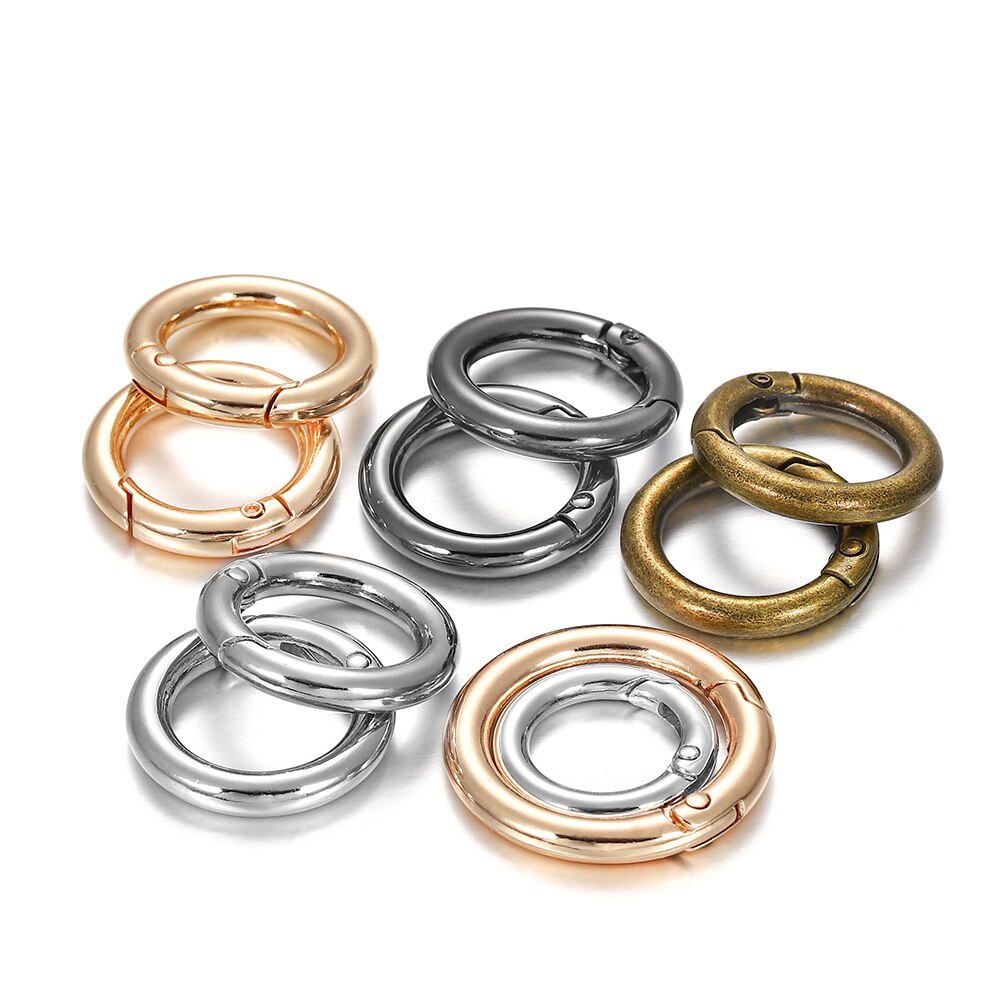 5 vòng khóa lò xo bằng hợp kim kẽm chuyên nghiệp cho đồ trang sức