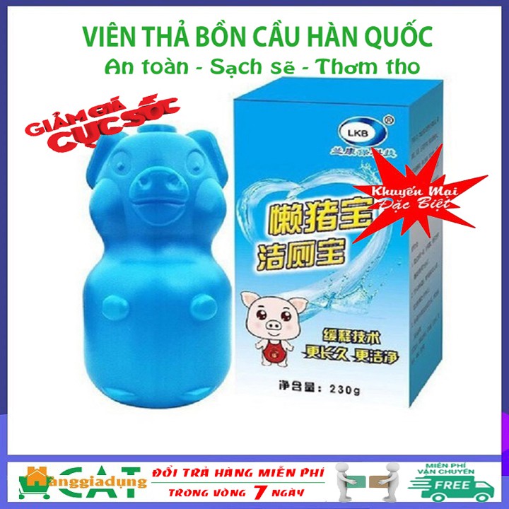 [Thanh lý 1 ngày] Lọ thả bồn cầu Hàn Quốc - Viên tẩy khử mùi Toilet