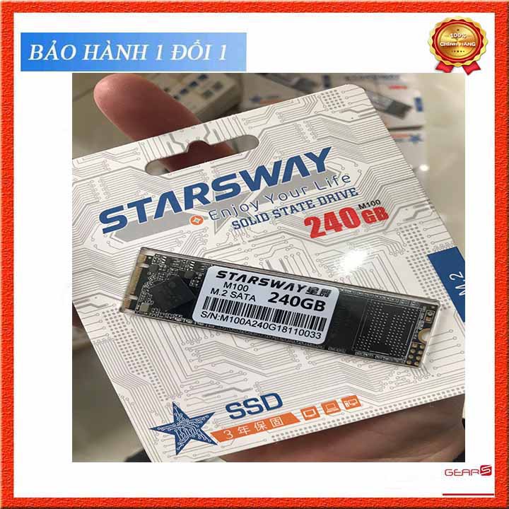 [Mã ELMAR27 giảm 7% đơn 300k] Ổ cứng SSD Starway 240GB M.2 Bảo hành 3 năm 1 đổi 1