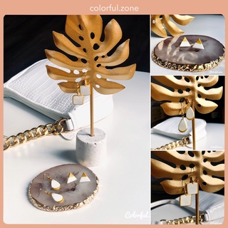 Khuyên tai / Bông tai nữ handmade đất sét Nhật - Modern1P 3