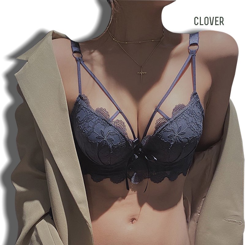 Áo lót ngực phối ren dây chéo cho nàng cá tính siêu sexy KBRA 5508