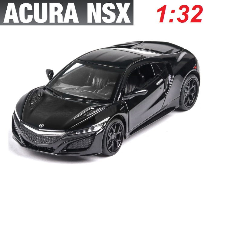 Mô hình xe ô tô Acura tỉ lệ 1:32 xe bằng kim loại có âm thanh và đèn mở các cửa xe đồ chơi trẻ em