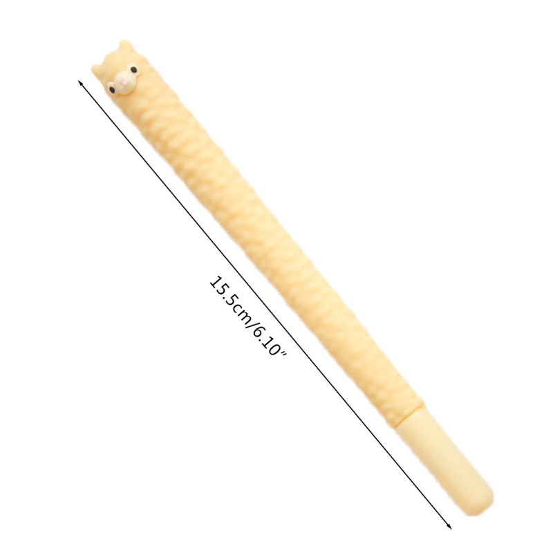 Bút Mực Gel Ngòi 0 5mm Mực Xanh Dương / Đen Hình Lạc Đà Dễ Thương Cho Bé