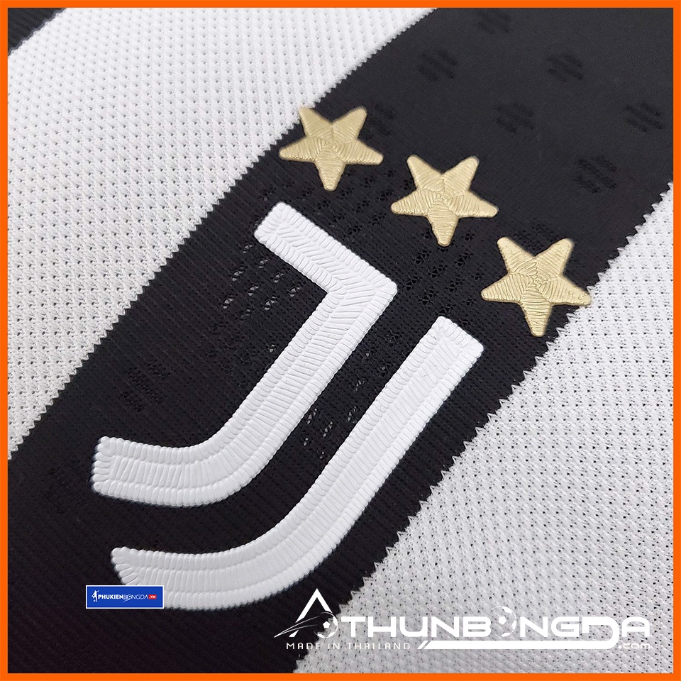 Áo Juventus sọc trắng đen sân nhà 2021/2022, 2021/22 bản PLAYER Body Slim Fit cao cấp