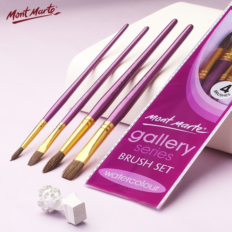 Bộ cọ vẽ Màu nước Mont Marte - Gallery series Brush Set