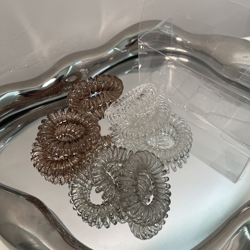 Set 9 dây cột tóc lò xo Hàn Quốc theo tone màu xinh xắn cho nữ