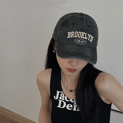 Mũ Lưỡi Trai Unisex Thêu Chữ Phong Cách Bóng Chày Cổ Điển