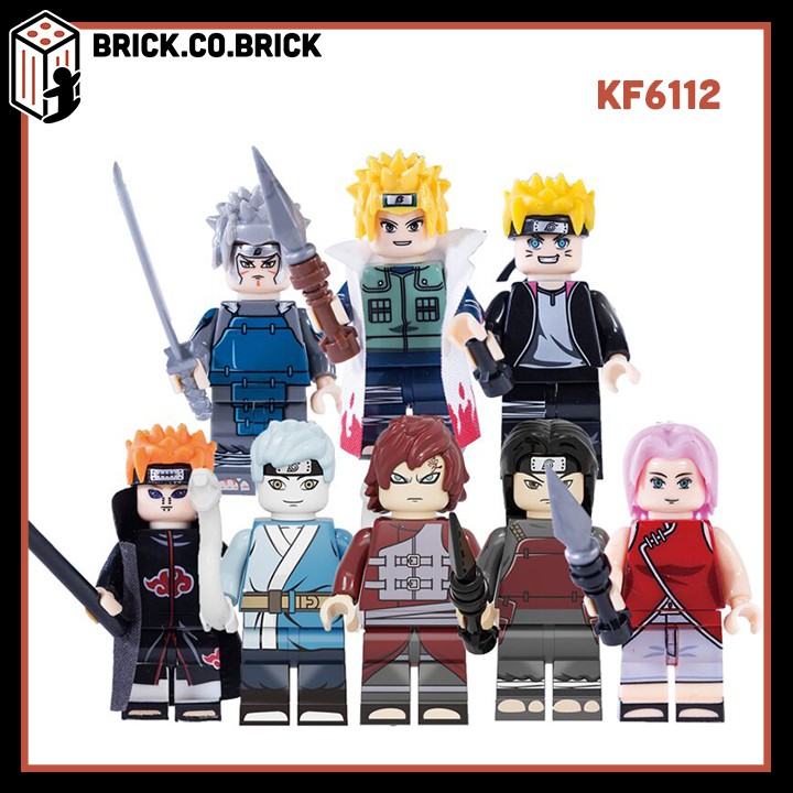 KF6112 - NARUTO BẢN ĐẦU - Mitsuki, Gaara, Pain - Đồ chơi lắp ráp minifigures và non lego manga anime