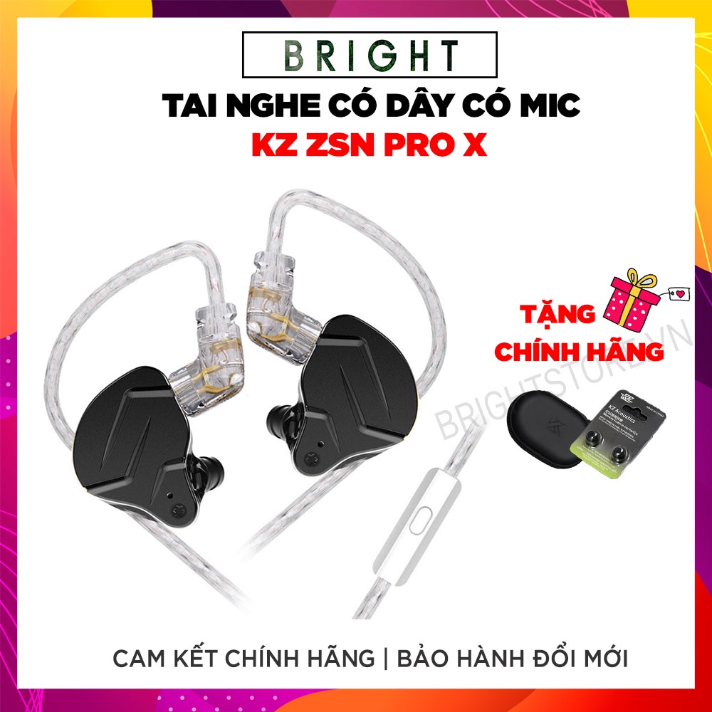 Tai Nghe Nhét Tai Có Mic Knowledge Zenith KZ ZSN Pro/ ZSN Pro X