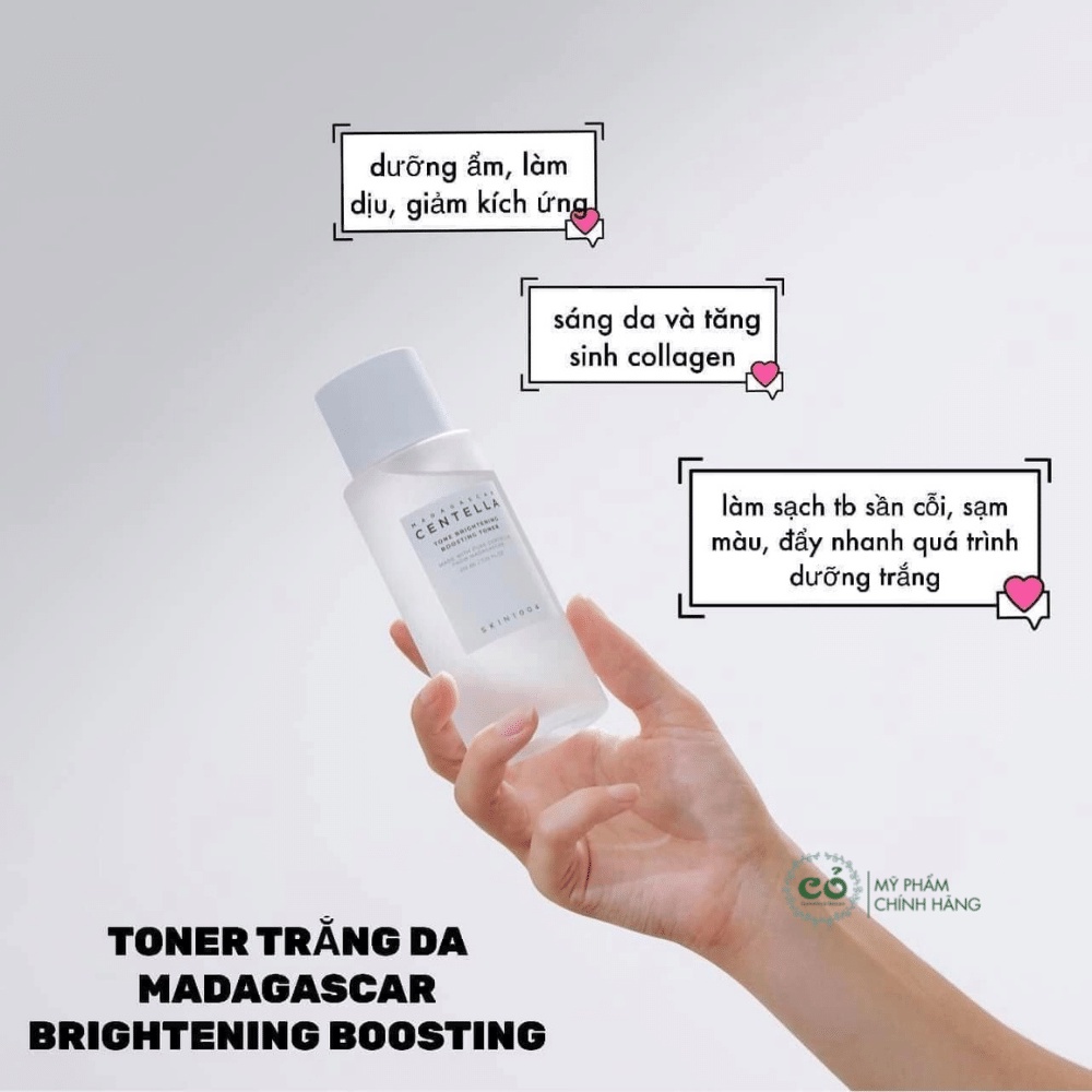 Nước hoa hồng Madagascar Centella Tone Brightening Boosting Toner Skin1004 210ml