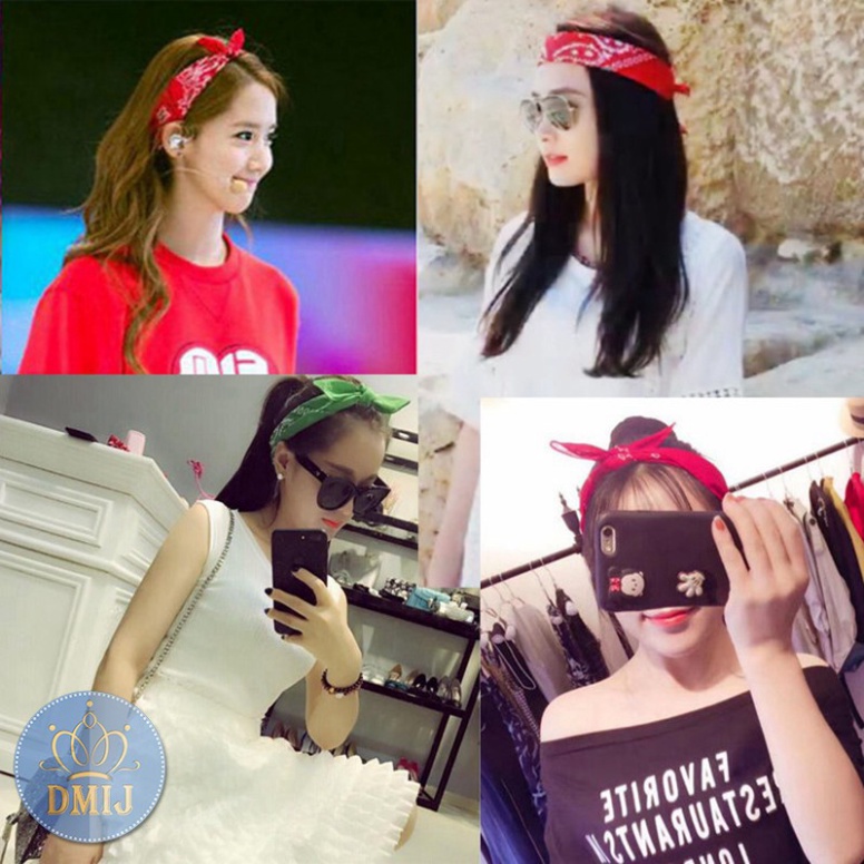 Khăn Turban Headband Bandana Đội Đầu Họa Tiết Cá Tính Cho Nam Nữ,khăn tuban,