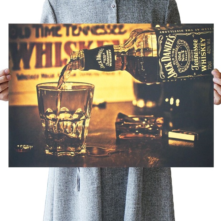 Áp Phích Dán Tường 51X35Cm Phong Cách Vintage Độc Đáo