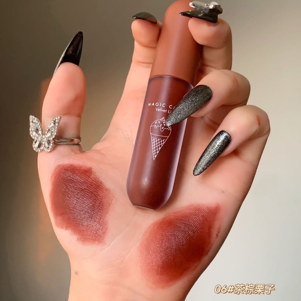 Son kem lì tint bóng đá băng MAGIC CASA mềm môi căng mọng môi | BigBuy360 - bigbuy360.vn