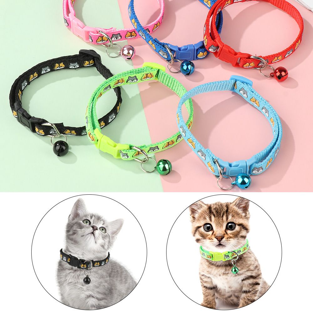 Vòng Cổ Thú Cưng Có Chuông Dễ Thương An Toàn Nhiều Màu Sắc