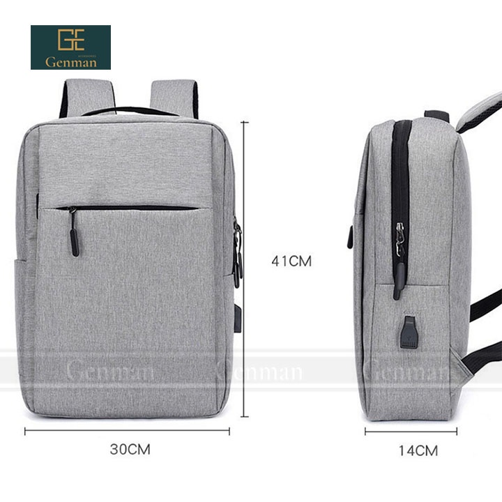 Balo Laptop Nam Nữ, Thiết Kế Tinh Tế, Chất Vải Dày, Hàng Xuất Đầy Đủ Tem - Balo Thời Trang