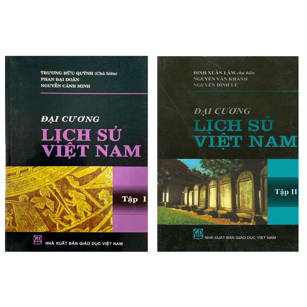 Sách - Combo Đại cương Lịch sử Việt Nam Tập 1 + Tập 2 + tập 3 (DN)