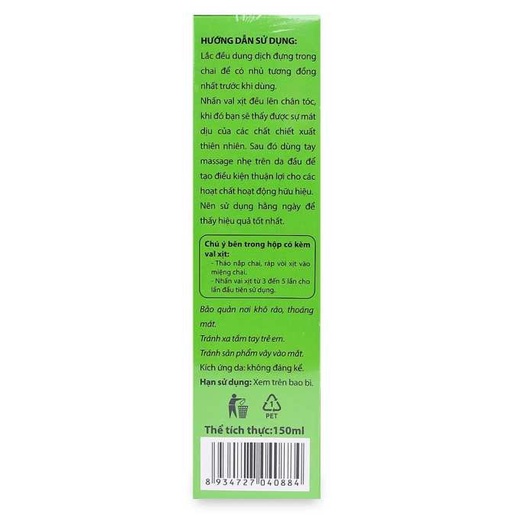 Lotion dưỡng tóc 150ml