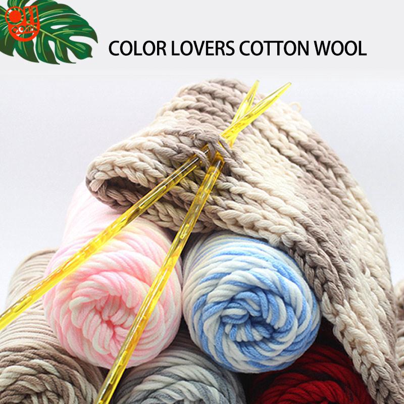 Cuộn len sợi cotton 100g dùng làm quà tặng người yêu nhân tạo