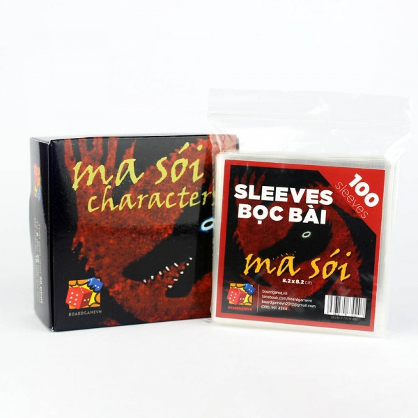 Sleeves bọc bài Ma sói Character 100 cái - Board Game VN